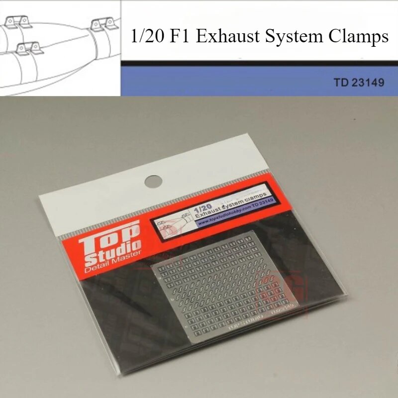 Зажимы выхлопной системы TopStudio TD23149 1/20 F1