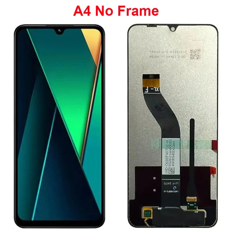 100% протестировано для Xiaomi Redmi A5 A4 A3 A2 A1: ЖК-дисплей, сенсорный экран, A4 No Frame