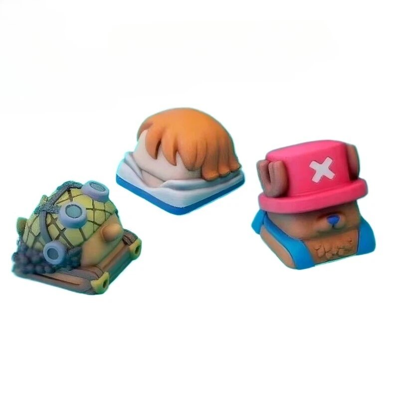 One Piece Chopper Nami аниме мультфильм милые 3D колпачки для клавиш персонализированные механические украшения для клавиатуры колпачки подарок