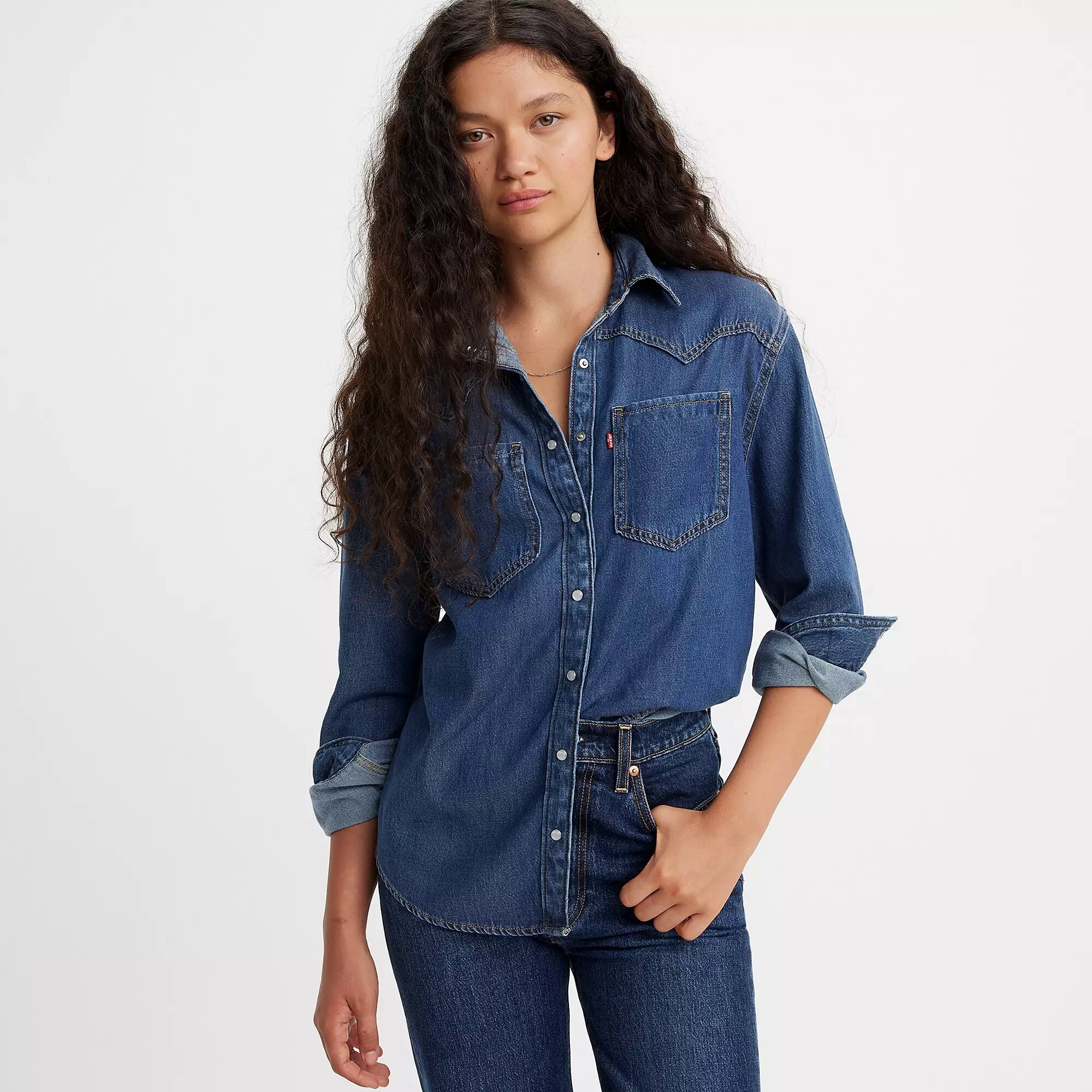 Блуза Levi's Teodora , размер S, синий