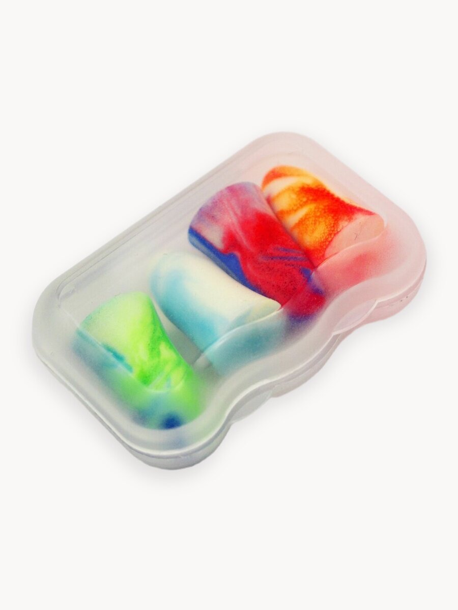 Беруши для сна (противошумные вкладыши) Moldex Spark Plugs, 2 пары в кейсе