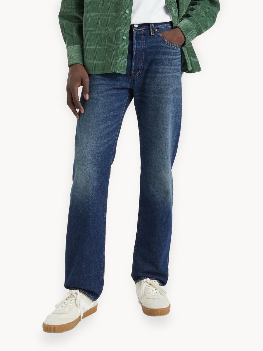 Джинсы классические Levi's 501® Original Fit, размер 36/34 JEAN, cиний