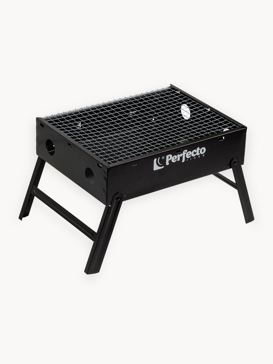 Мангал-барбекю складной с решеткой складной PERFECTO LINEA (47-135273)