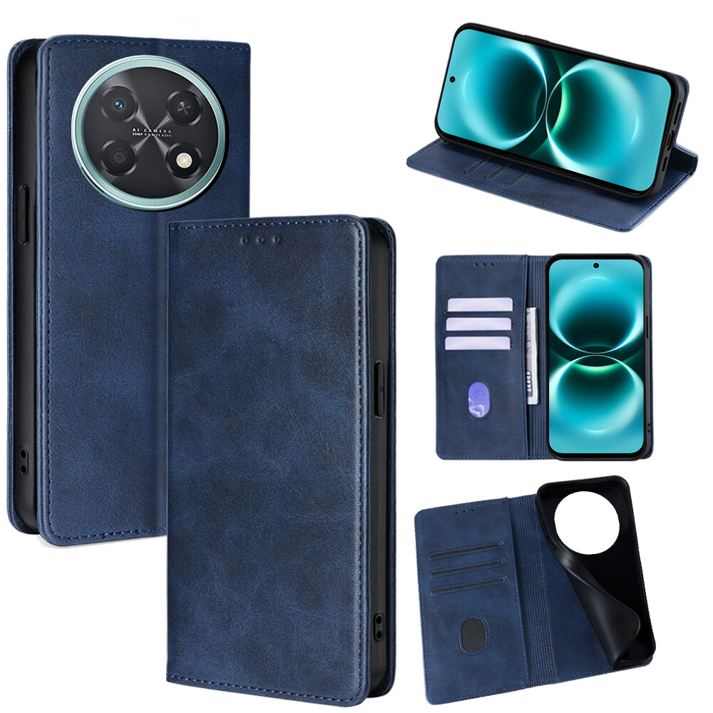 Чехол книжка case на Huawei Nova 15 Max / Хуавей Нова 15 Макс (Синяя)