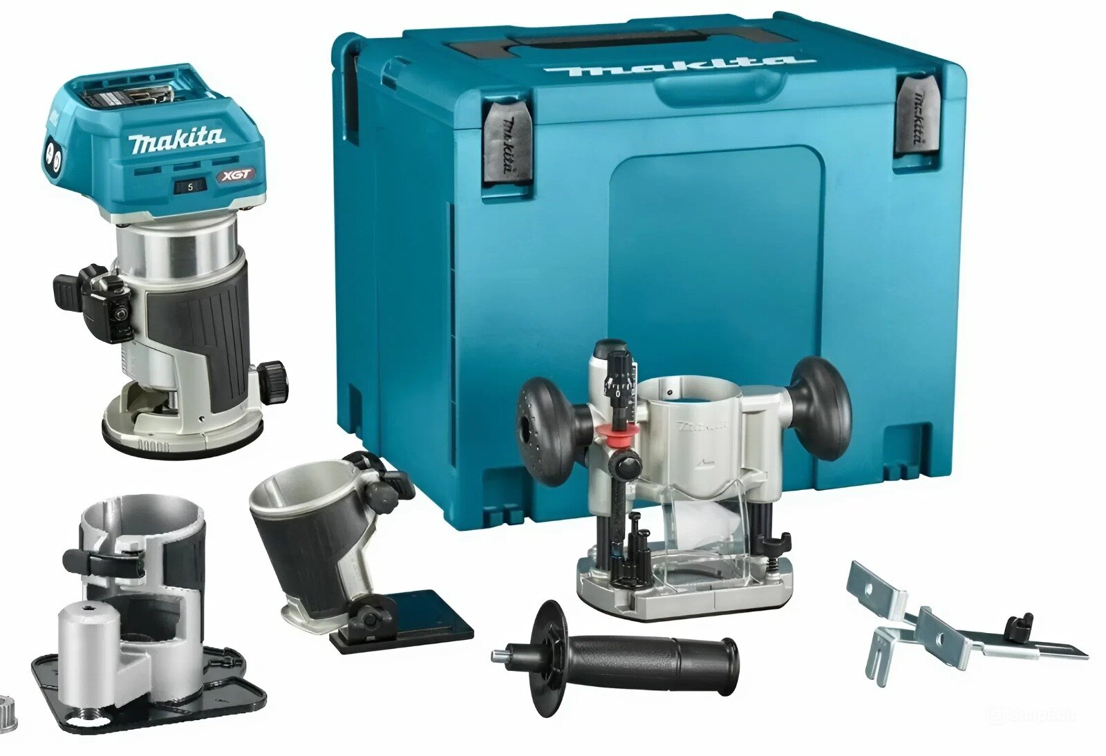 Фрезер кромочный Makita RT001GZ19 40В XGT 31000об/мин. цанга 8мм. (без акк. и З/У)