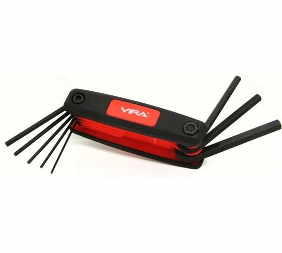 Набор складных шестигранных ключей набор шестигранников 8 ключей Vira 303144