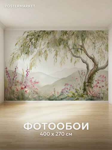 Изображение товара Фотообои Postermarket "Пейзаж", флизелиновая основа, виниловое покрытие 400х270 см