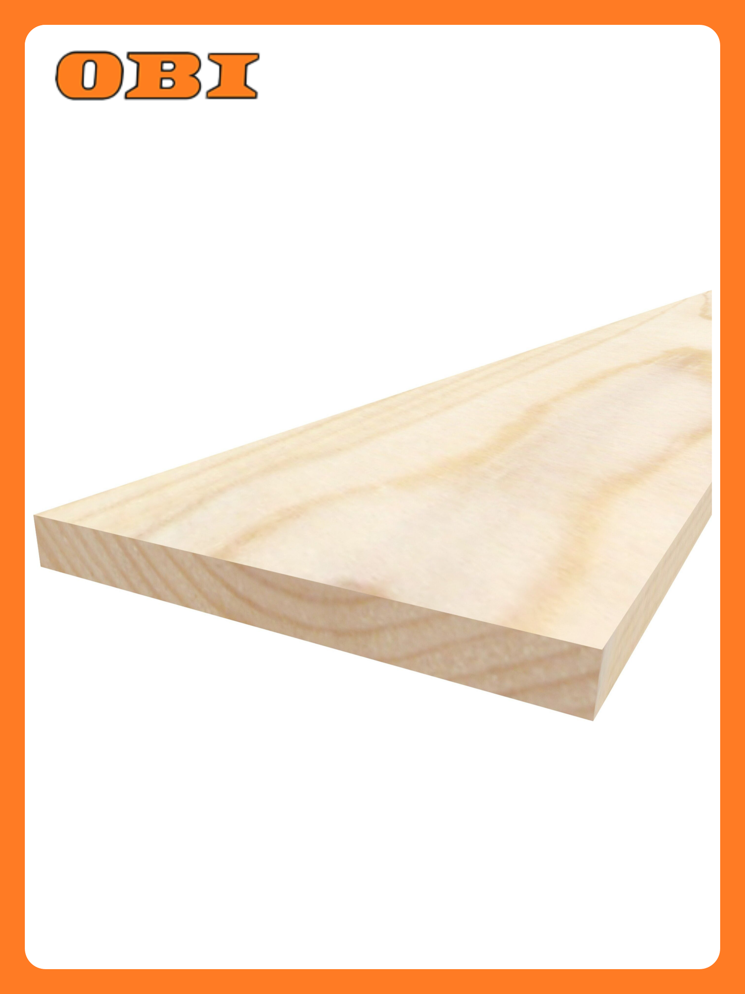 Рейка строганная сосна сорт Экстра 1000x50x5 мм