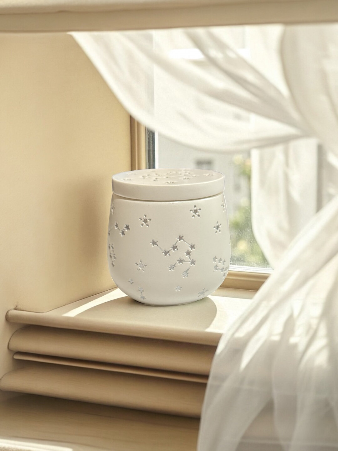 Декоративная арома-свеча MIX - Белый — фото 1