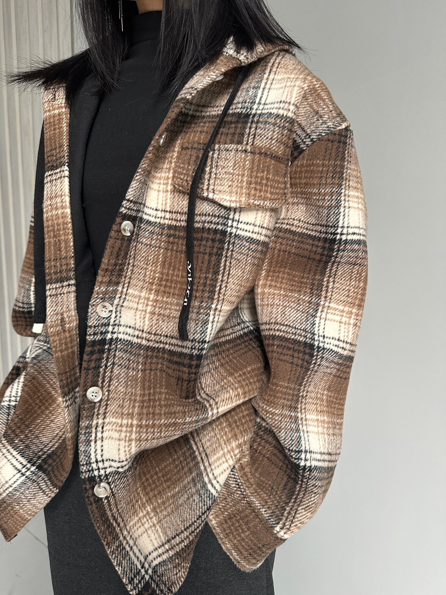 Рубашка INK Черный, коричневый, размер Std, коричневый — фото 1