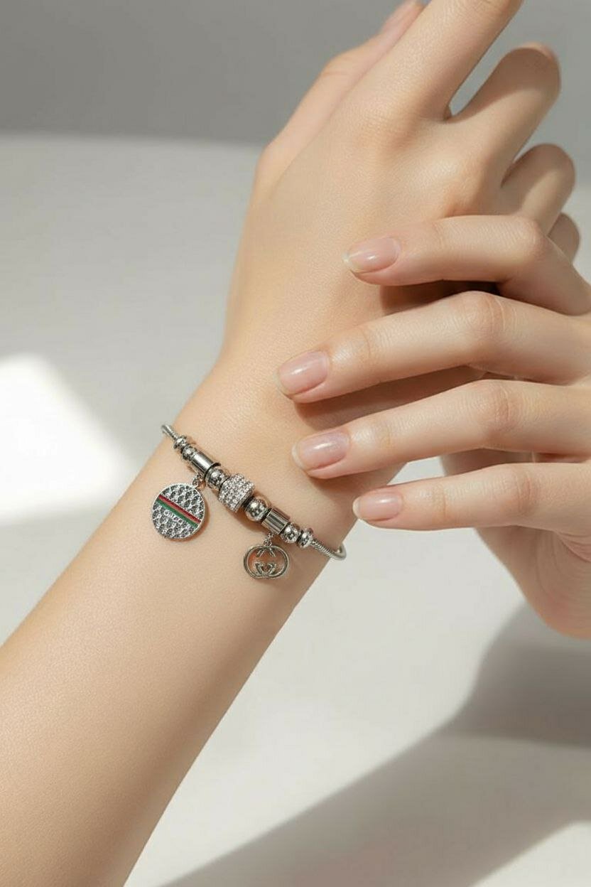 Браслет, 1 шт., размер one size, pink — фото 1