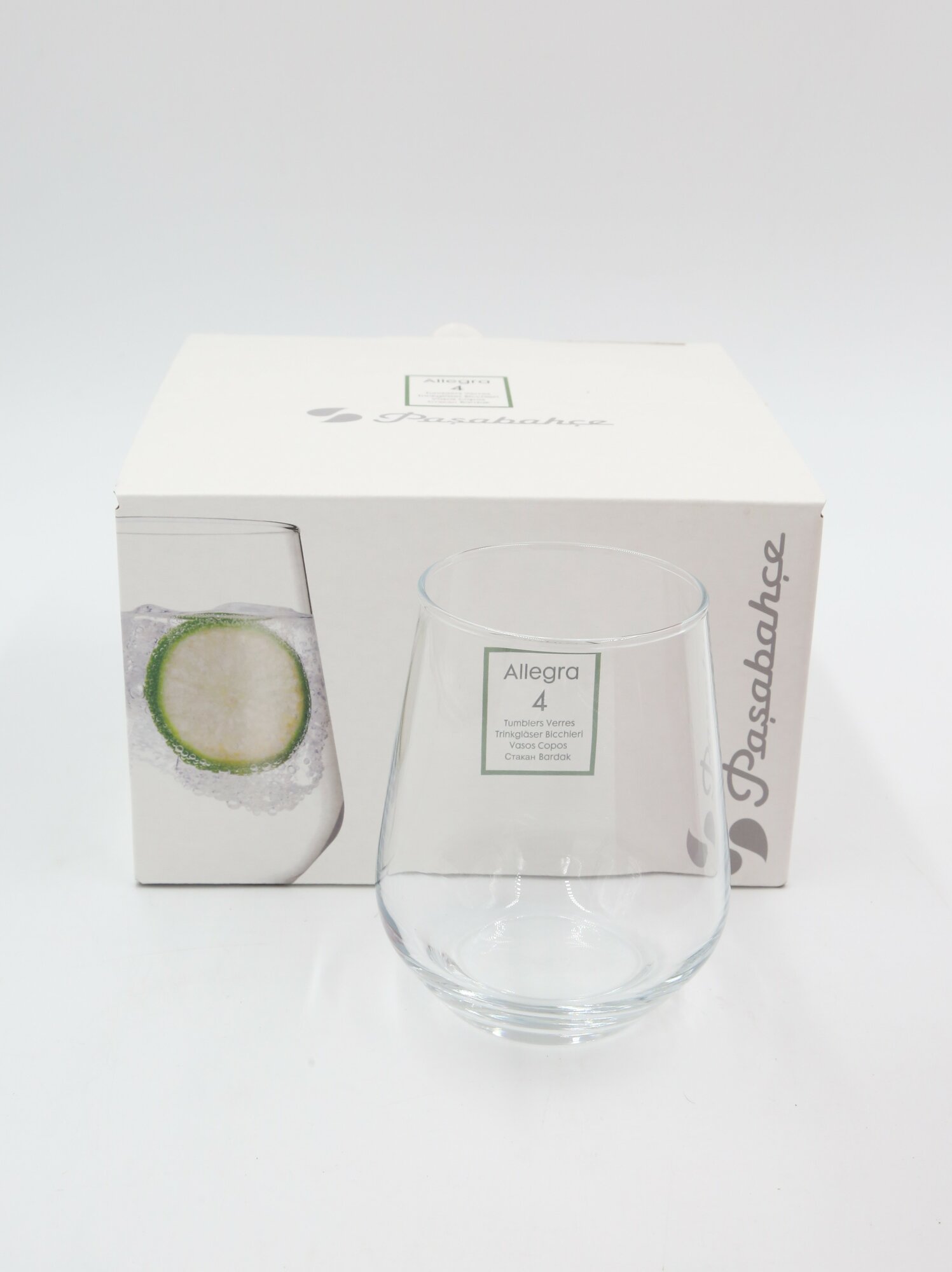 Стакан PASABAHCE аллегра 41536 425мл 4шт 4х6 1111559 — фото 1