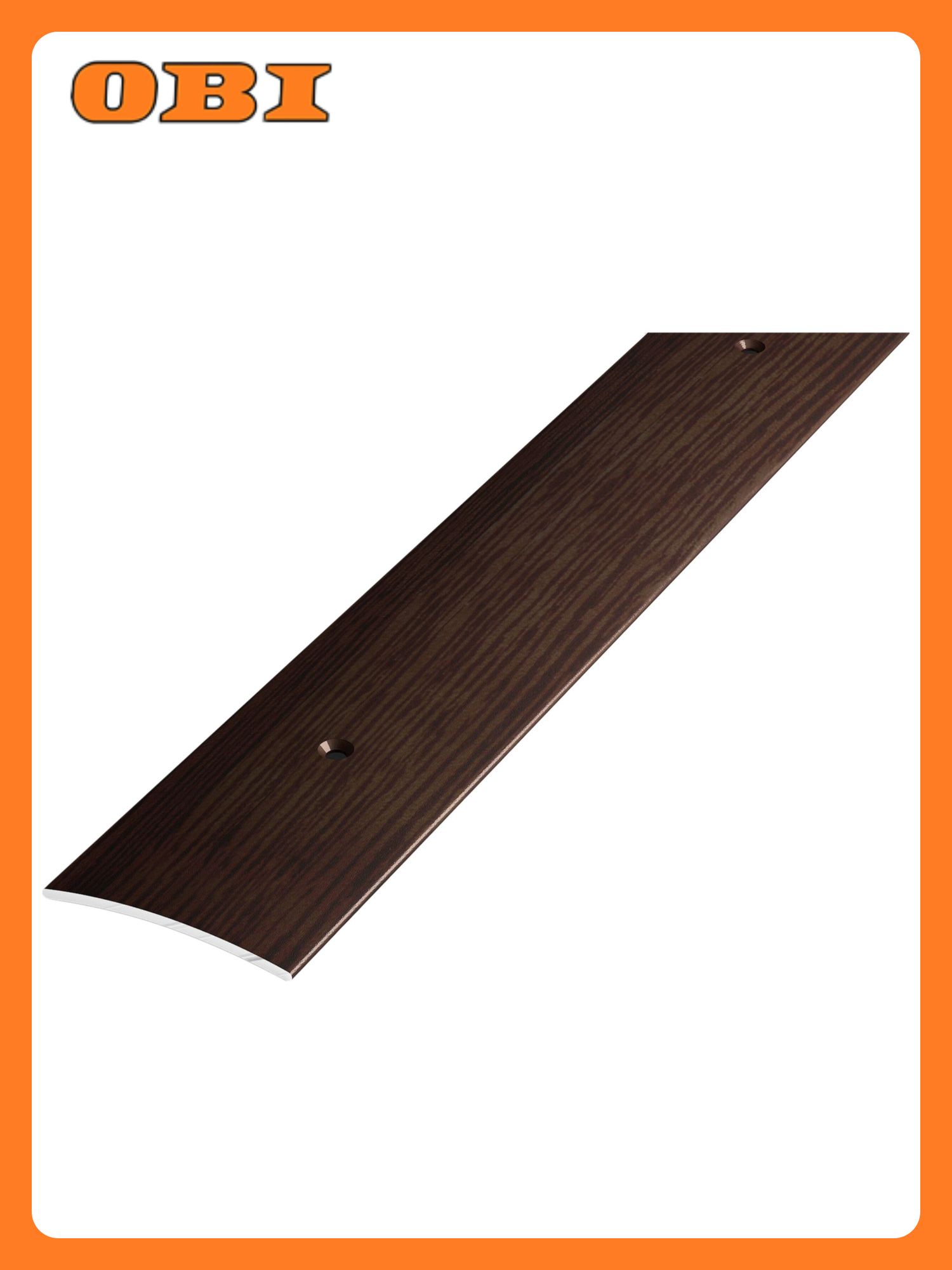 Порог одноуровневый лука ПС 04 900.095 дуб венге алюминий 900х445 мм