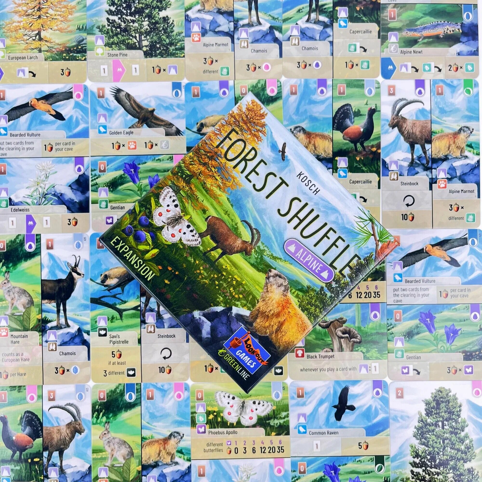 Смешанный лес Альпы дополнение для настольной игры, для всей семьи — фото 1