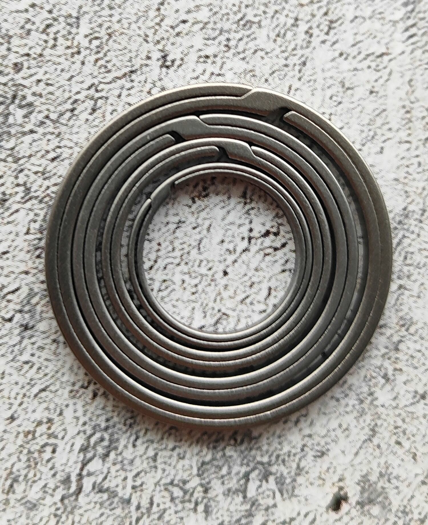 Бирка для ключей, 4 шт., серый — фото 1