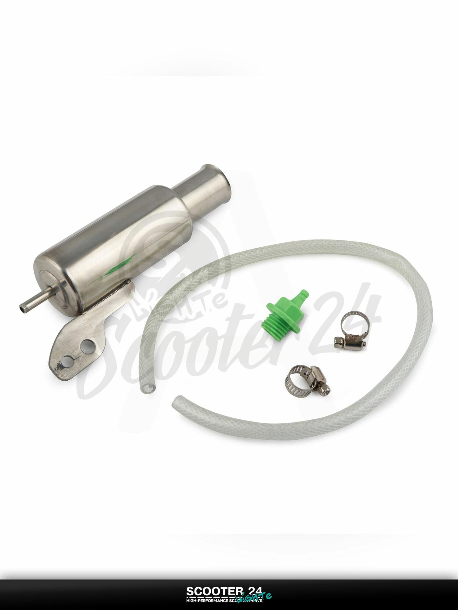 Система отвода картерных газов для мотоцикла / эндуро питбайка / скутера (стайлинг) (хром) "MONSTER"