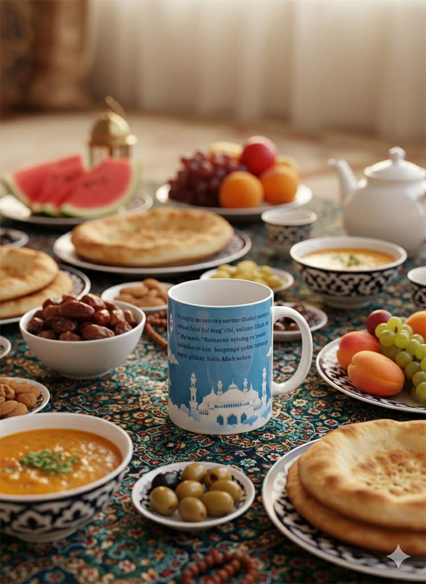 Кружка «Рамадан», 330 мл, воздушный шар в подарок на Рамадан — фото 1