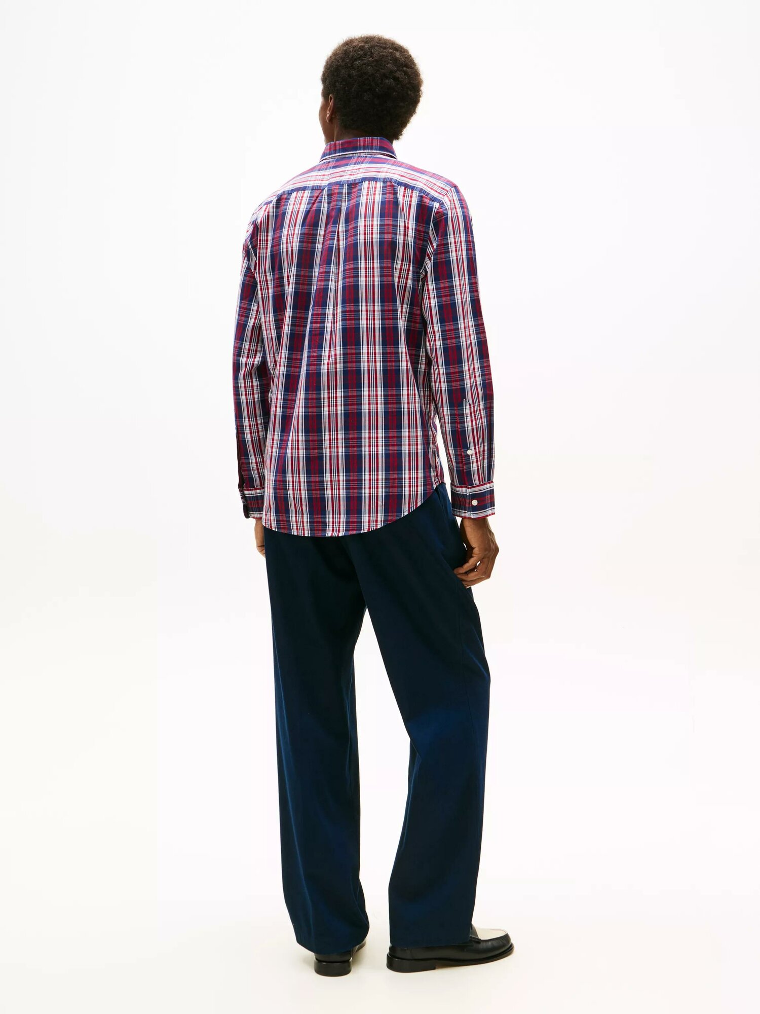 Рубашка TOMMY HILFIGER, размер L, синий — фото 1