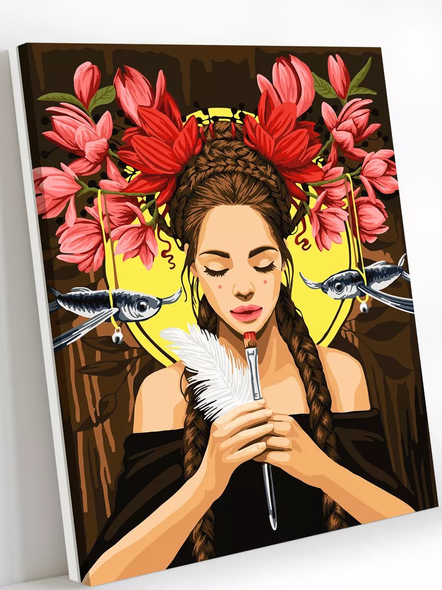 Картина по номерам Hobby Paint Девушка Фэнтези