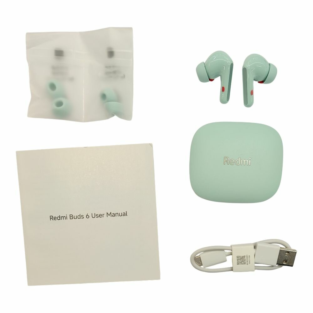 Наушники Redmi Buds 6 Coral Green — фото 1