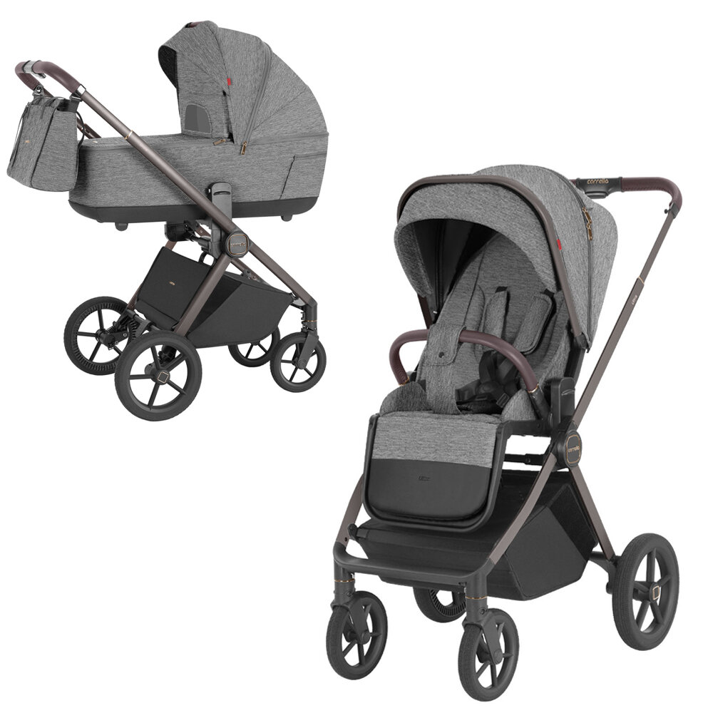 Детская коляска 2в1 Carrello Ultra, цвет Metal Grey / 2025 (Серо-графитовый), артикул производителя CRL-6527