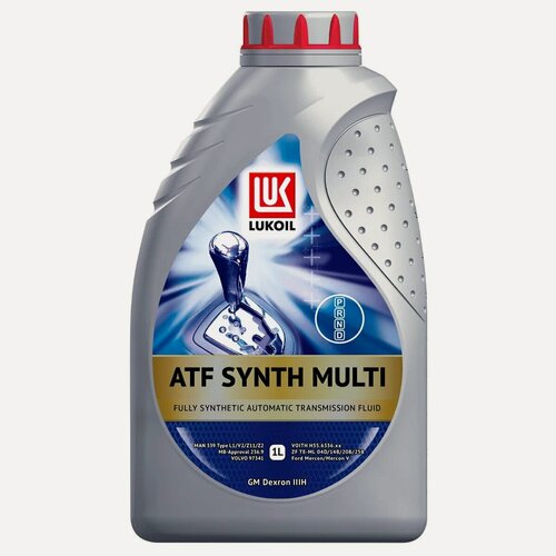 Изображение товара Масло трансмиссионное LUKOIL ATF SYNTH MULTI для АКПП, синтетическое, 1 л