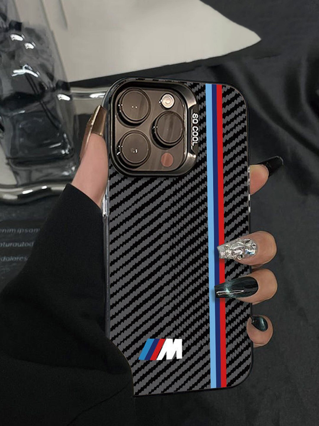 Чехол на iPhone 11, 12, 13, 14, 15, 16 Pro, Maх, Plus, Mini, цветной, силиконовый, BMW