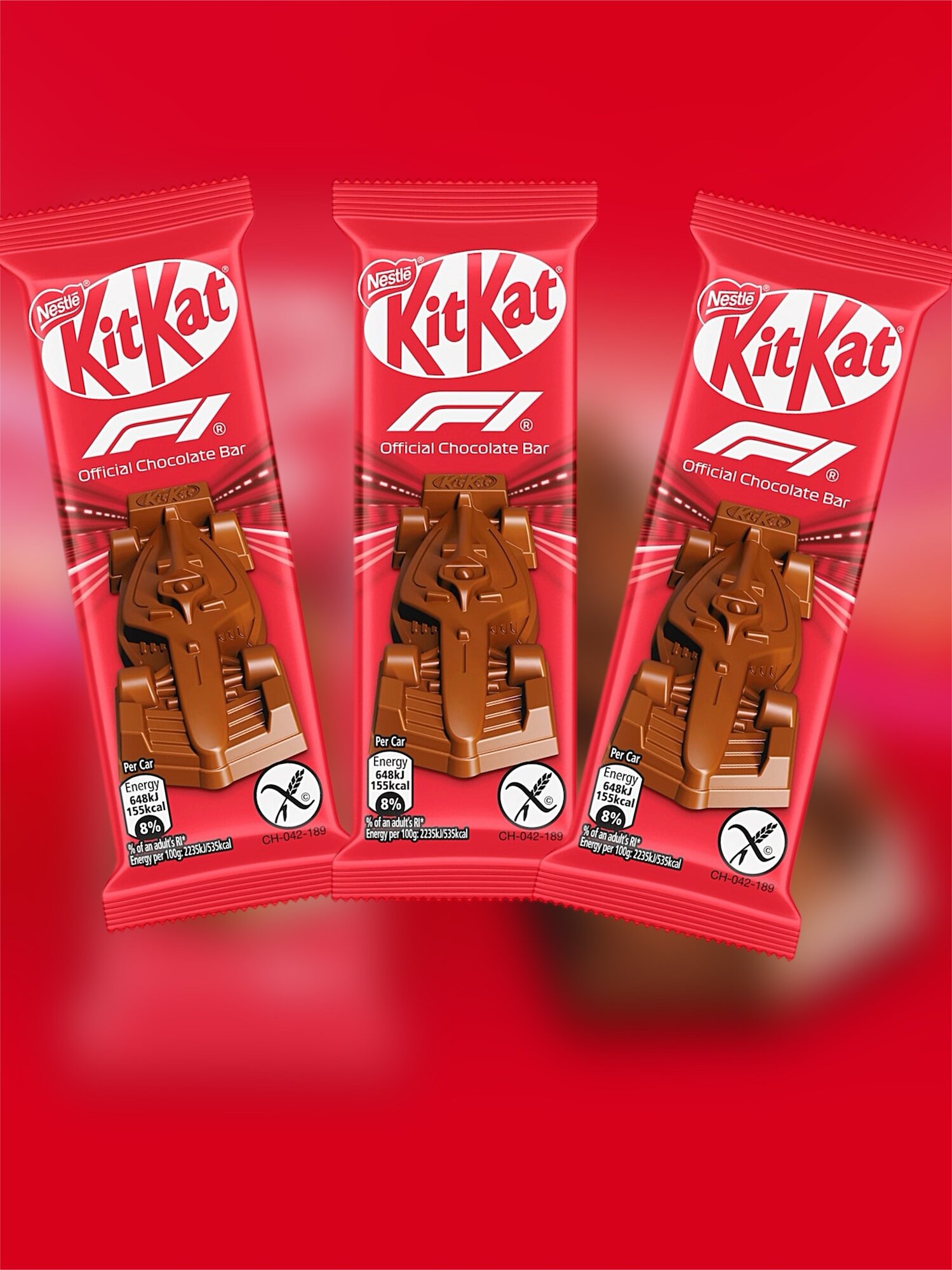 KitKat F1 Choc Bar Шоколадный батончик КитКат Формула 1, 29г х 3