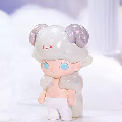 Фигурка POPMART DIMOO Зодиакальная Серия Блайнд Бокс Ариес Знак Зодиака Коллекционная Игрушка