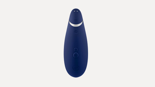 Изображение товара Клиторальный стимулятор Womanizer Premium 2 синий бесконтактный вакуумно-волновой вибратор для клитора