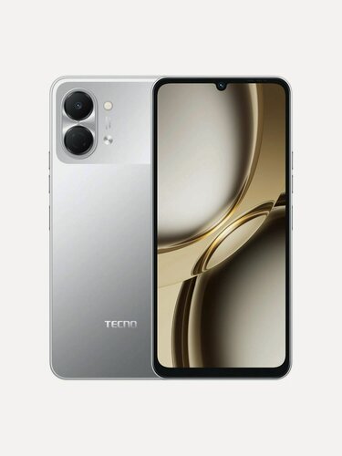 Изображение товара Смартфон Tecno Spark Go 3 6.75", 4/64Gb, NFC, IPS, 90Гц, 5000мАч, серый