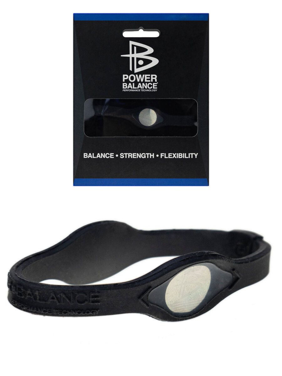 Браслет на руку Power Balance (черный) (Размер L)