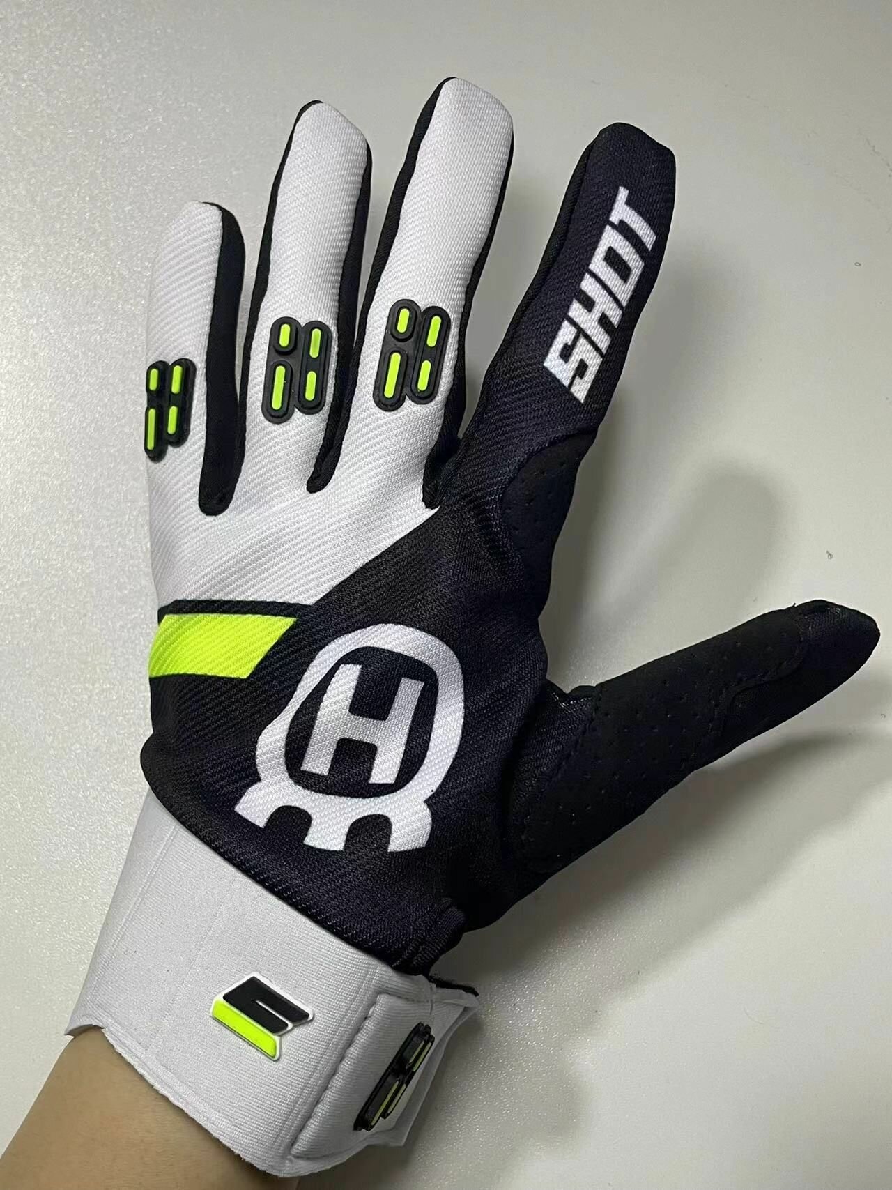 Перчатки мотоциклетные Husqvarna, сенсорные, противоскользящие, полноразмерные, для мотокросса, эндуро и езды на мотоцикле
