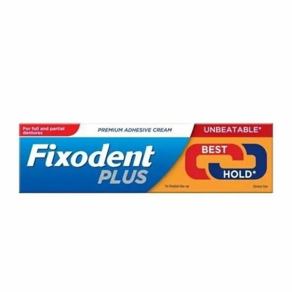 Fixodent Plus, Крем для фиксации зубных протезов, сильная фиксация, 40 г
