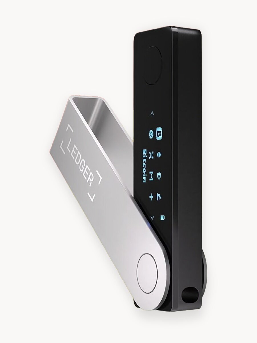 Аппаратный криптокошелек Ledger Nano X (Onyx Black) — холодный кошелек для криптовалюты