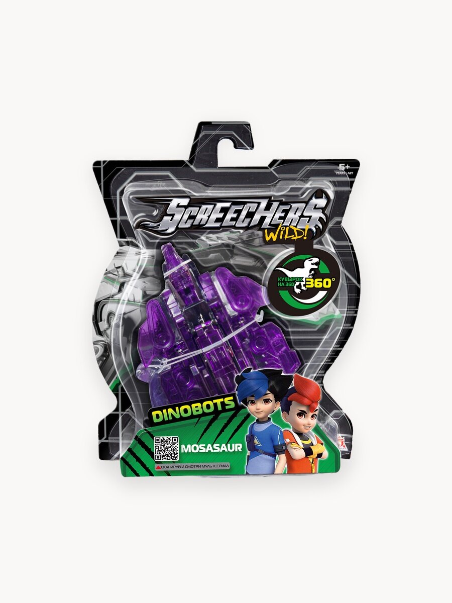 Дикие Скричеры. Игровой набор Мозазавр Дино 720. ТМ Screechers Wild