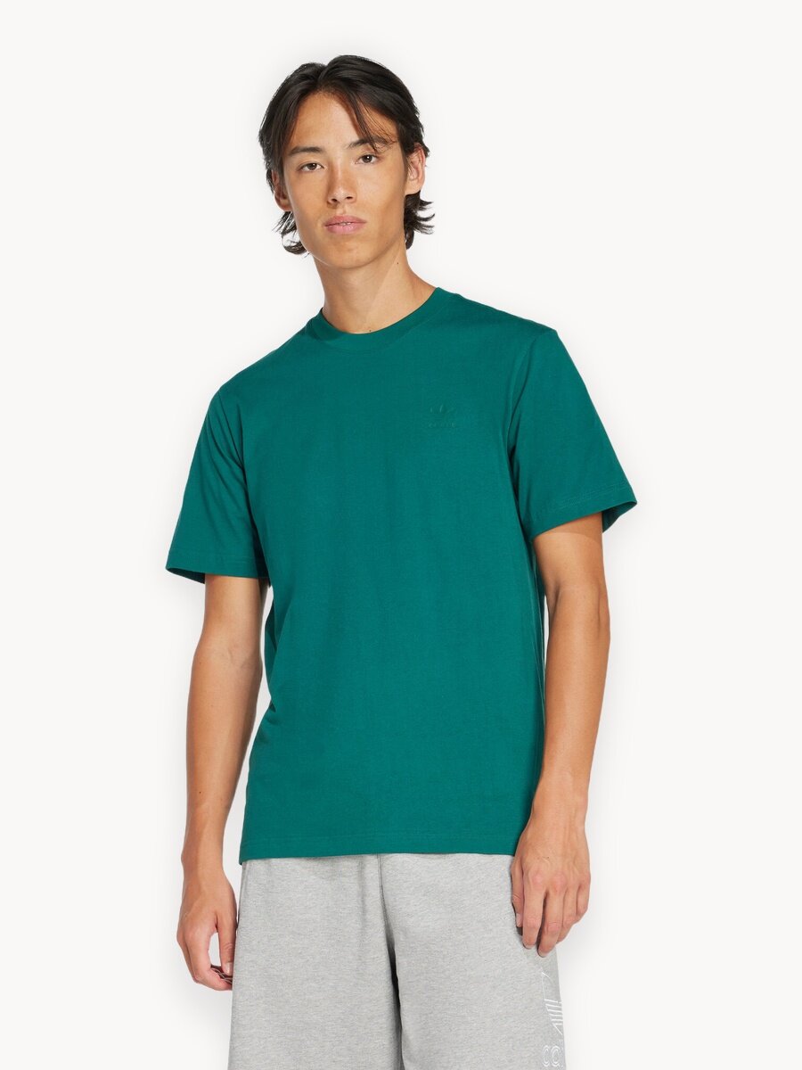 Футболка adidas Originals Trefoil Series, размер S INT, зеленый,