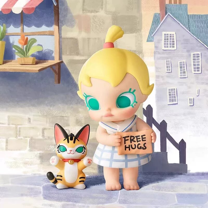 Серия игрушек POP MART Baby Molly Hug: Бесплатное Объятие Случайный Блинд-Бокс Коллекционная Игрушка Подарок