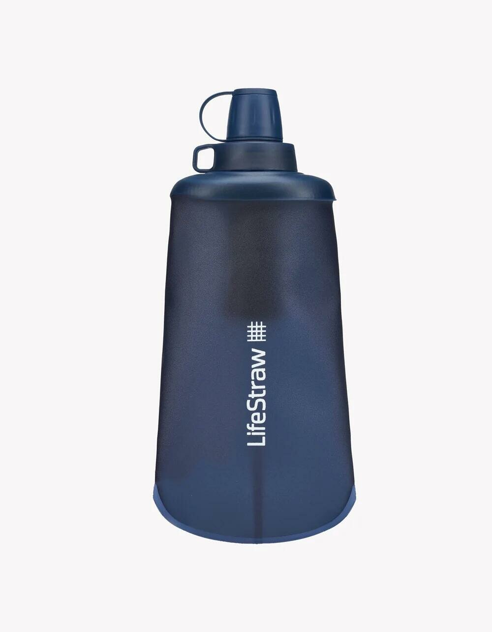 Decathlon Складная бутылка для воды, с фильтром Lifestraw Peak Squeeze Bottle 650 мл, синяя
