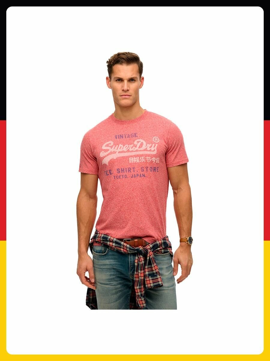 Футболка спортивная Superdry, размер XL., розовый