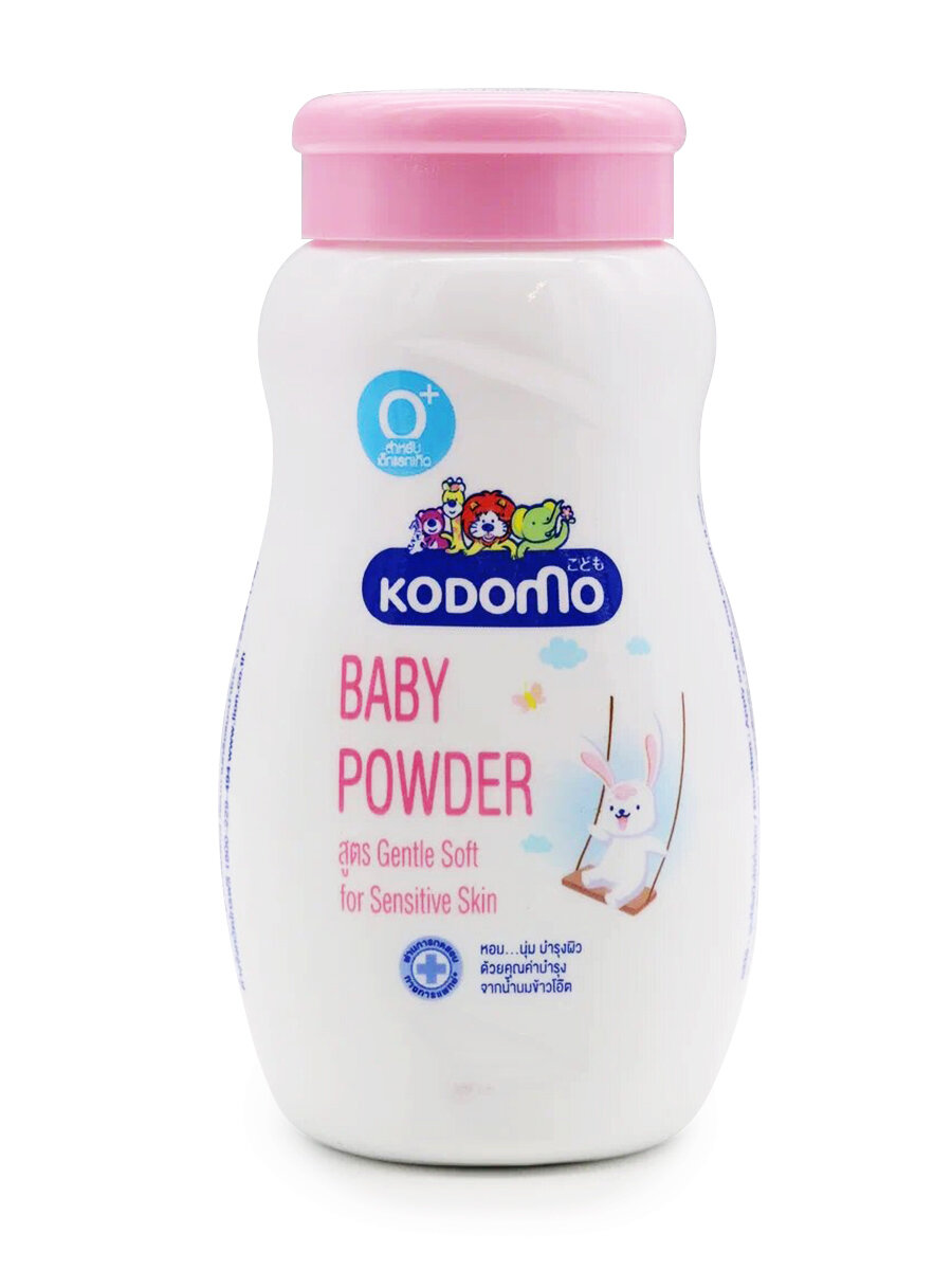 LION Присыпка детская c экстрактом козьего молока против раздражения Kodomo Baby Powder Gentle Soft Oat Milk 50 г