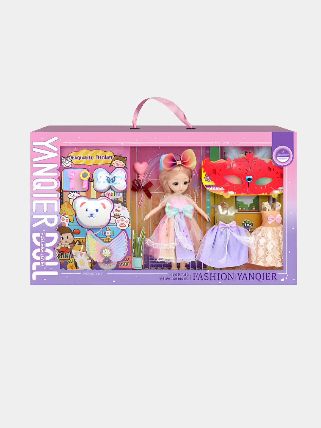 Кукла для девочек, набор кукол, шарнирная кукла, мини кукла 3D глаза — фото 1