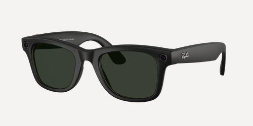 Изображение товара Экшн-очки с камерой Ray Ban WAYFARER Matte Black/Green Transitions 601S1M50 (черный/зеленый переходящий) RW4006