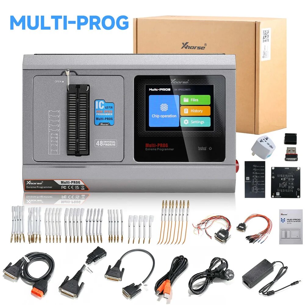 Программатор Xhorse Multi-Prog ECU TCU, обновленная версия VVDI Prog с бесплатной лицензией MQB48