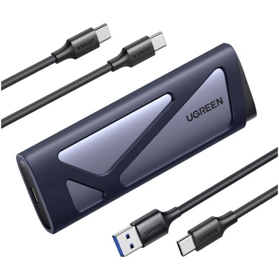 Внешний корпус Ugreen CM767 SSD M.2  10 Гбит/с серый (15813)