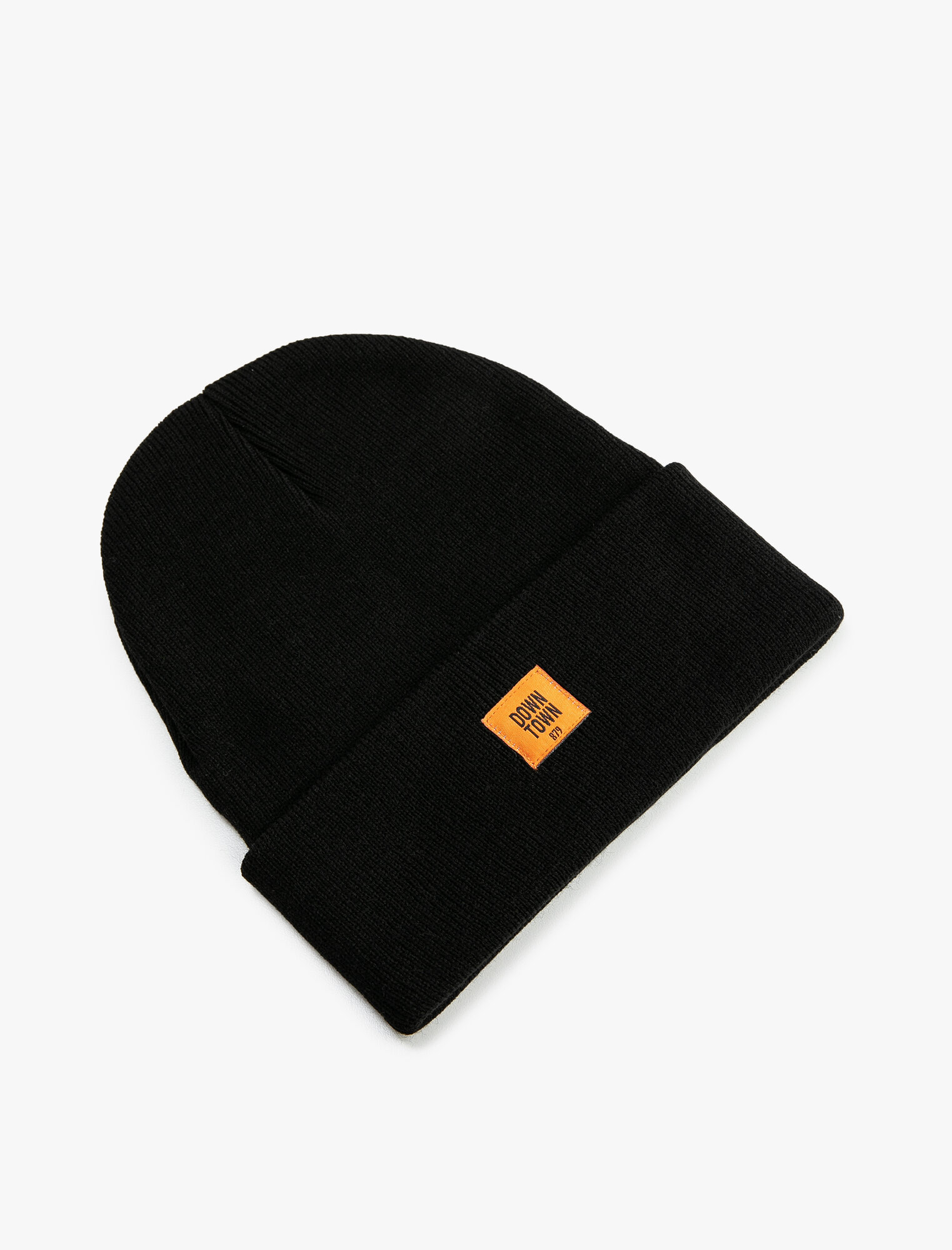 Шапка KOTON для мужчин, размер универсальный - one size, черный — фото 1