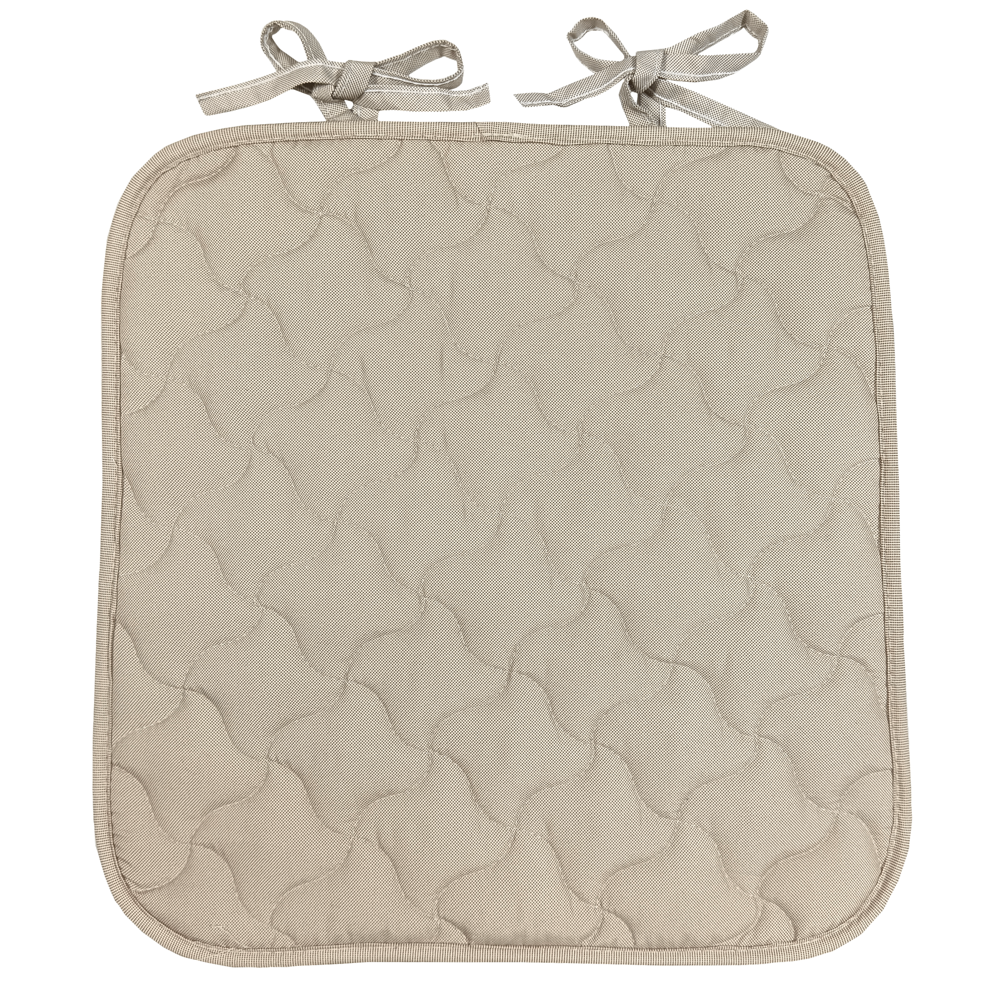 Галета на сиденье Linen Way 38-35x38x2 см цвет бежевый