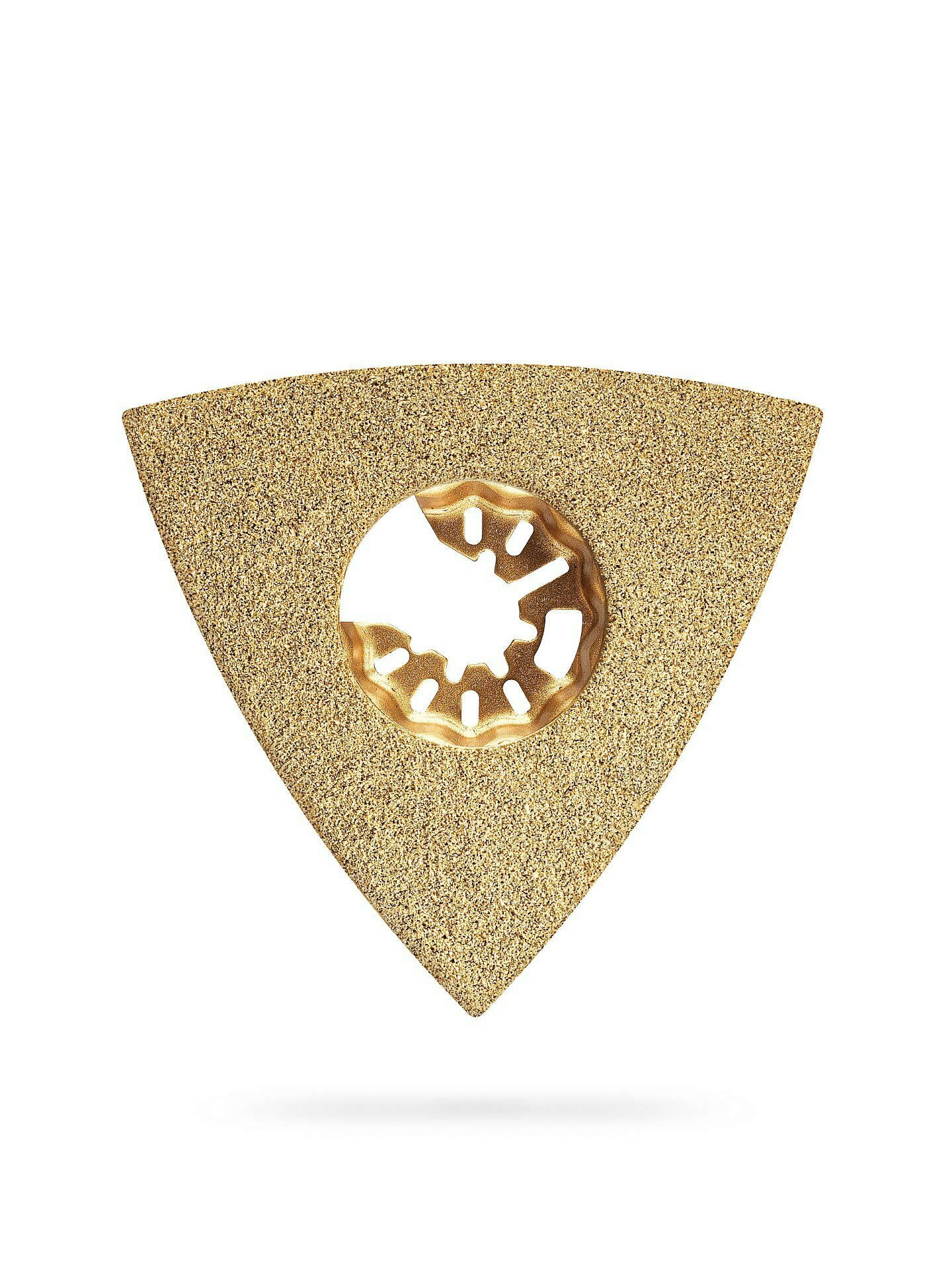 Насадка для МФИ реноватора мультитула зачистная ЗУБР CARBIDE ВК8 80 мм треугольное твердосплавная крошка клей краска раствор кирпич пенобетон