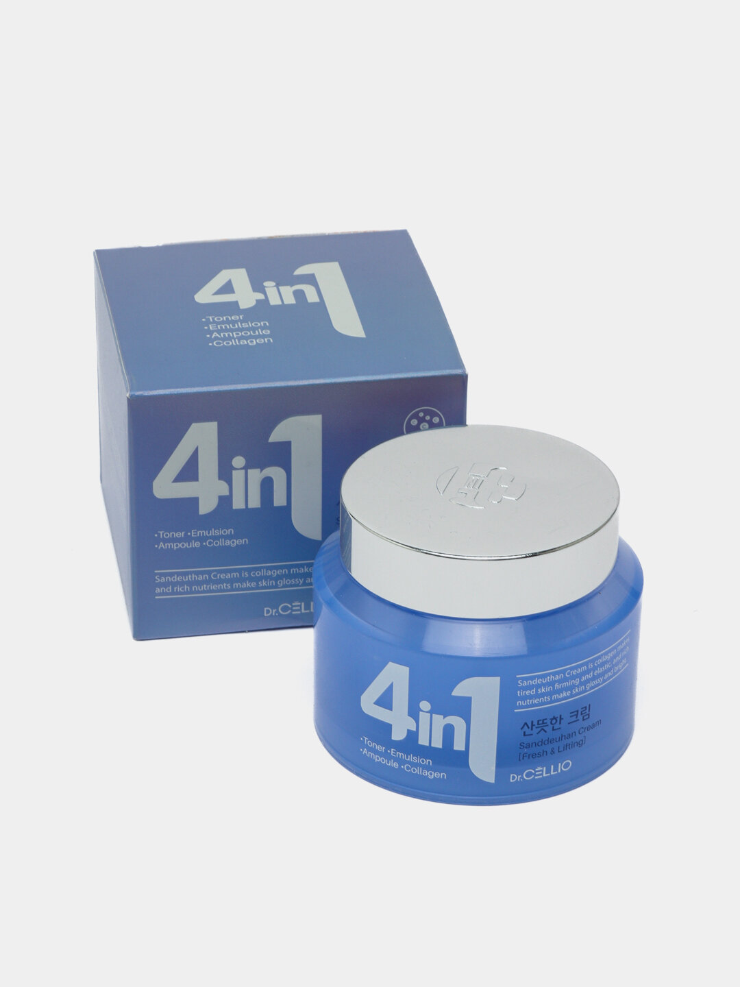 Увлажняющий крем для лица Dr. Cellio, 4 в 1, питает, омолаживает, борется с акне, 70 мл — фото 1