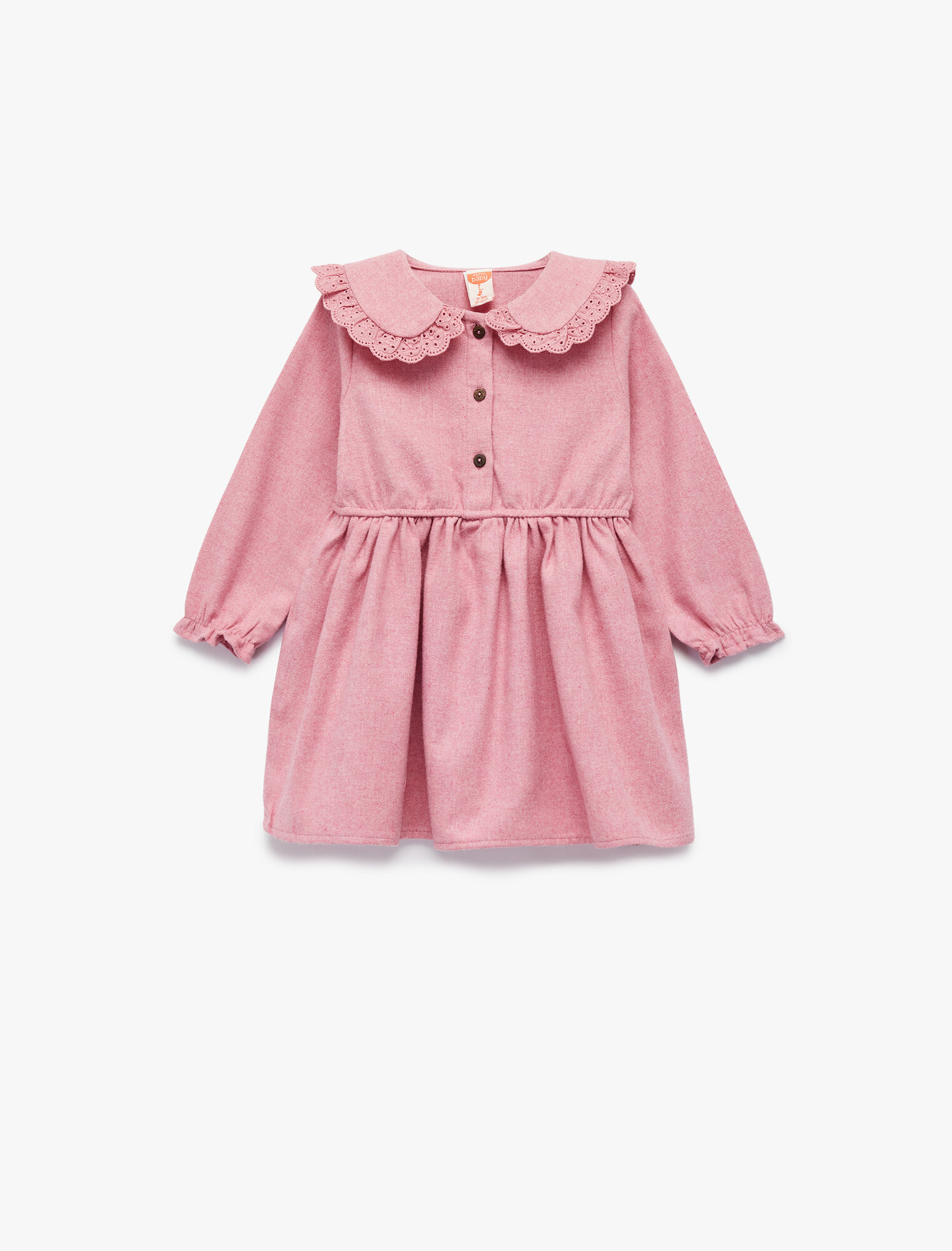 Платье KOTON, размер 9-12 месяцев, розовый